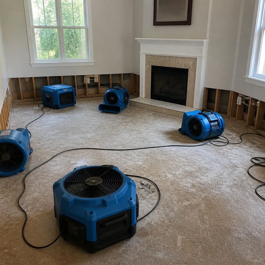 Water damage drying